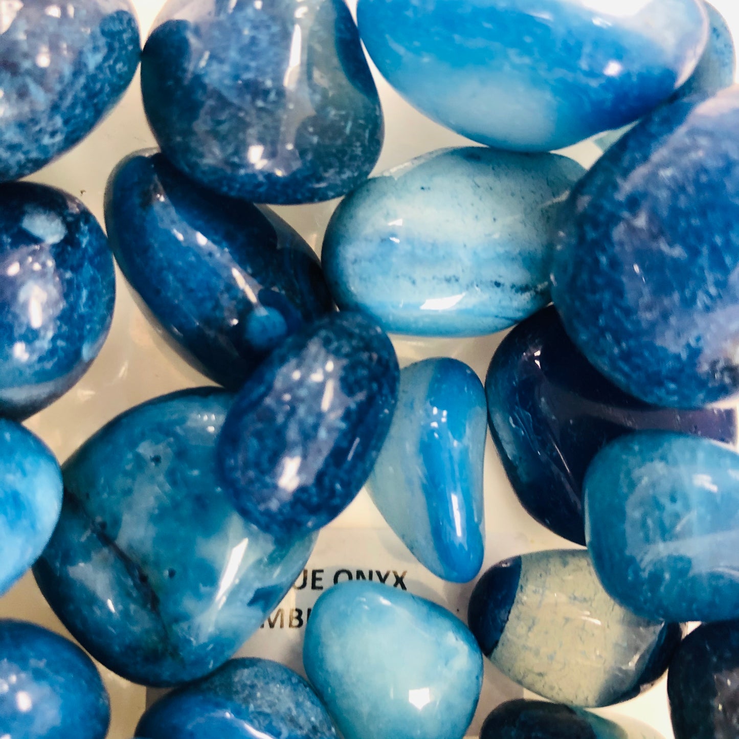 Blue Onyx tumbled