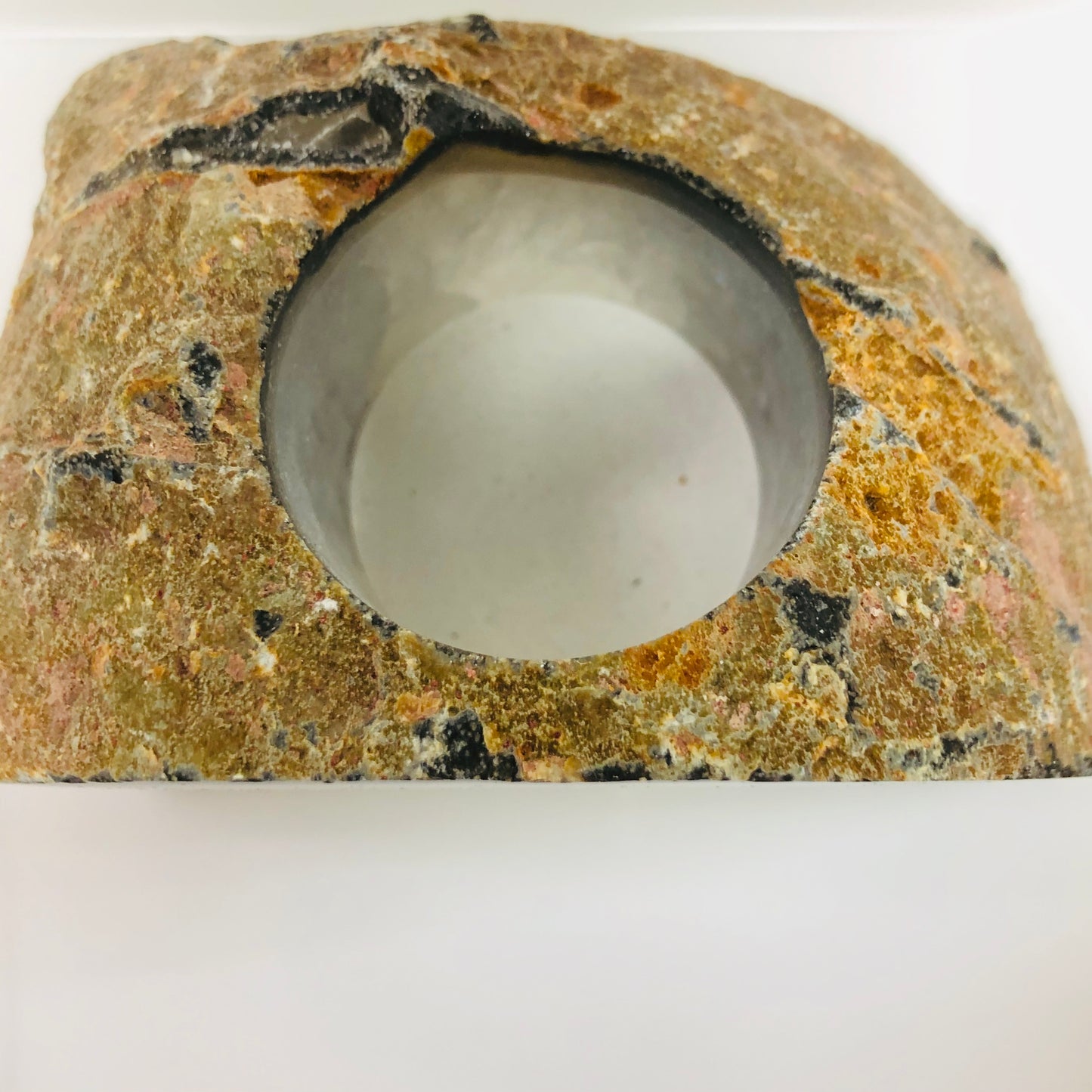 Agate Candle holder LG Aprox 2lbs