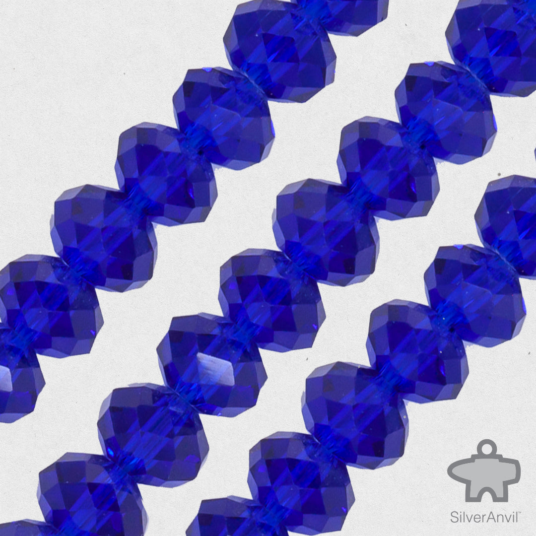 Cobalt Blue Swarovski Crystal Beads - 8mm