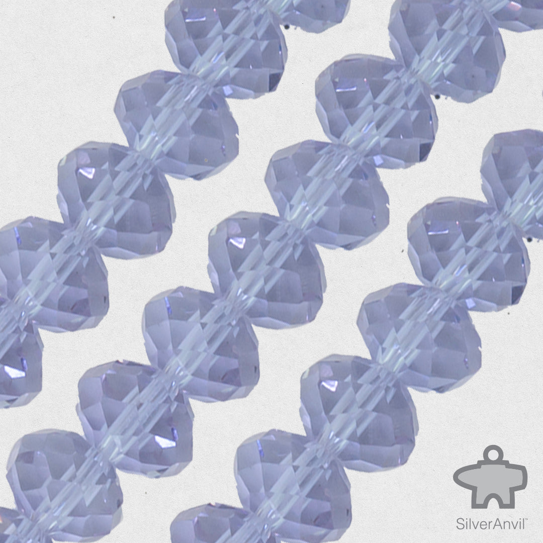 Provence Lavender Swarovski Crystal Beads - 8mm