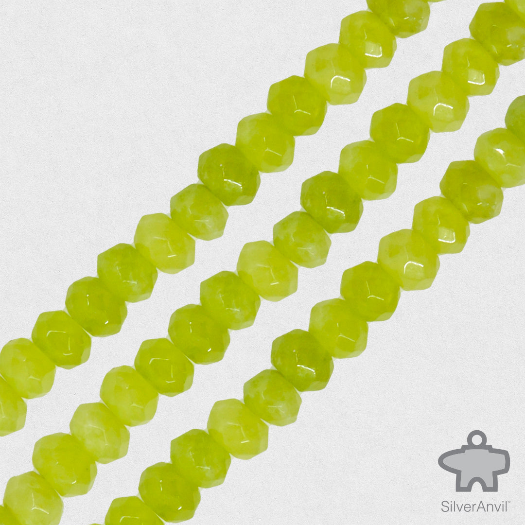 Peridot Faceted Beads - 4mm