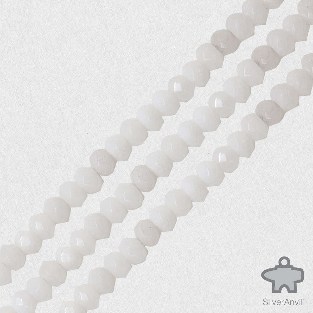 White Moonstone Beads - 4mm