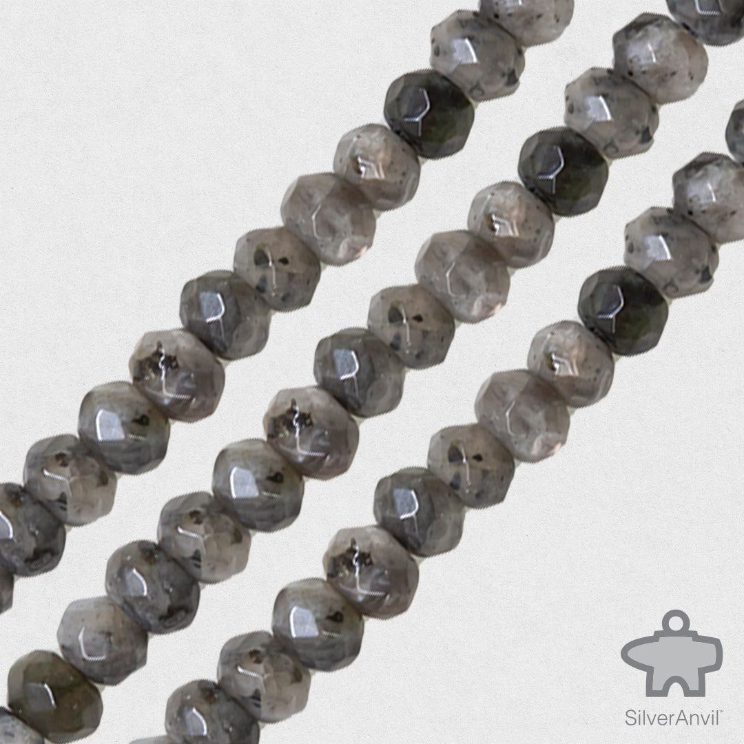 Black Moonstone Beads - 4mm