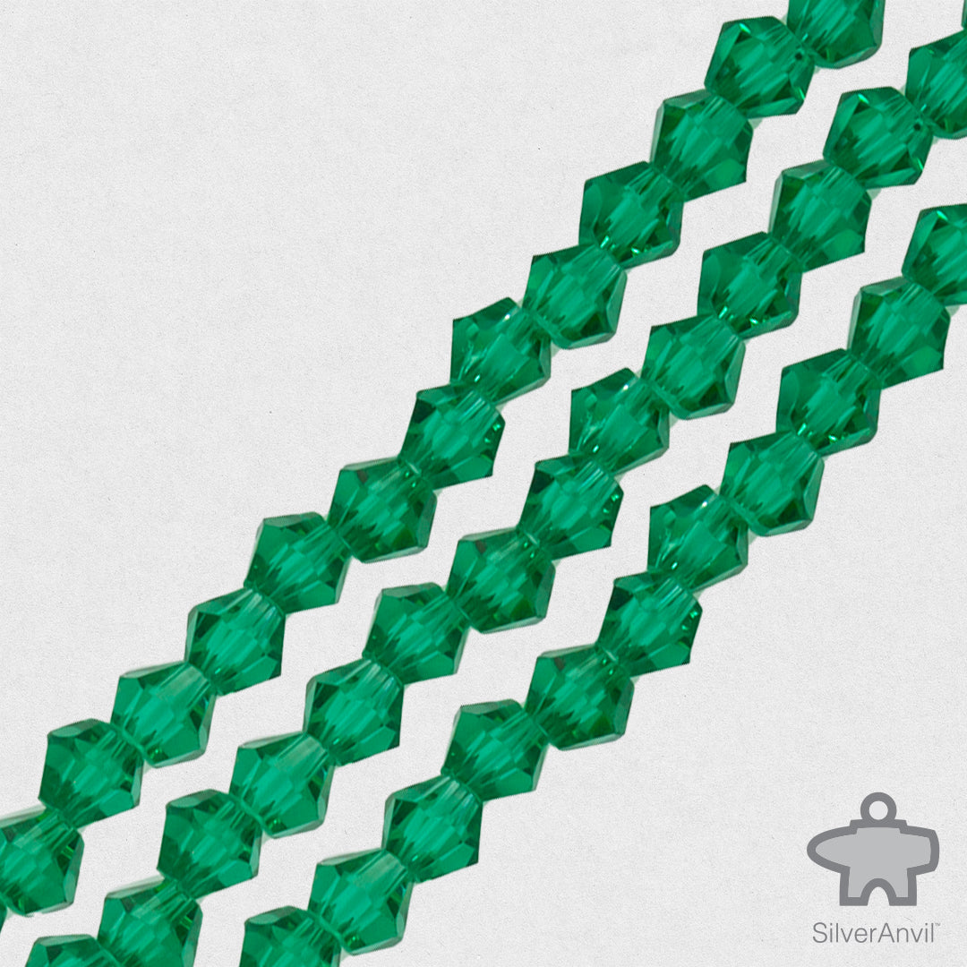 Fern Green Swarovski Crystal Beads - 4mm