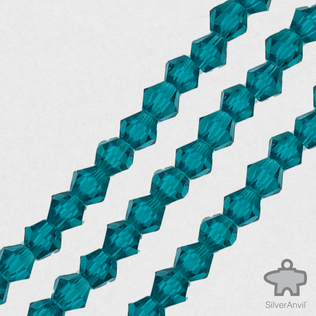 Midnight Green Swarovski Crystal Beads - 4mm