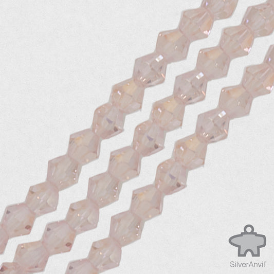 Light Rose Swarovski Crystal Beads - 4mm