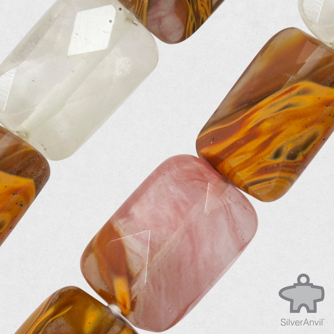 Wispy Agate Beads