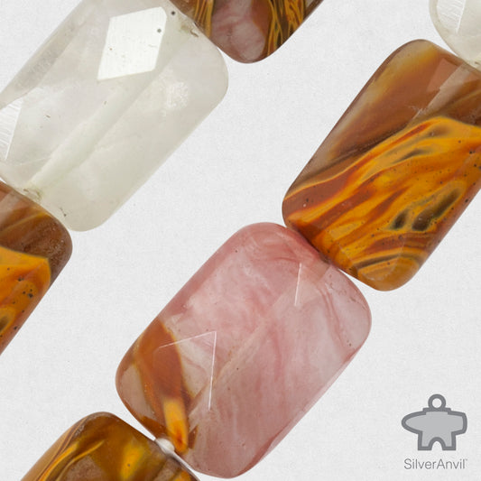 Wispy Agate Beads
