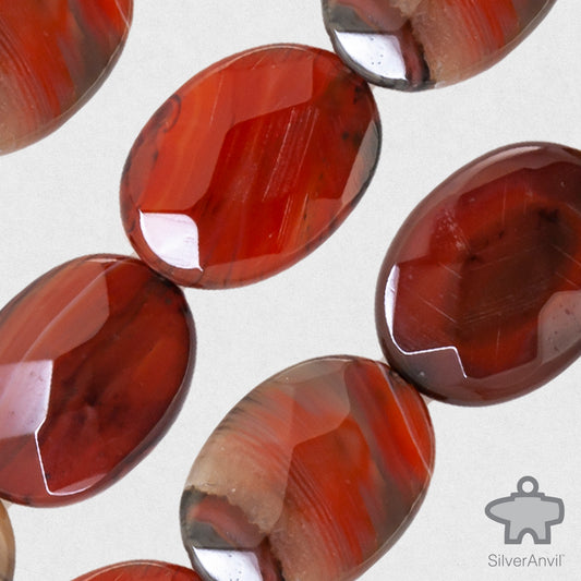 Zebra Carnelian Beads