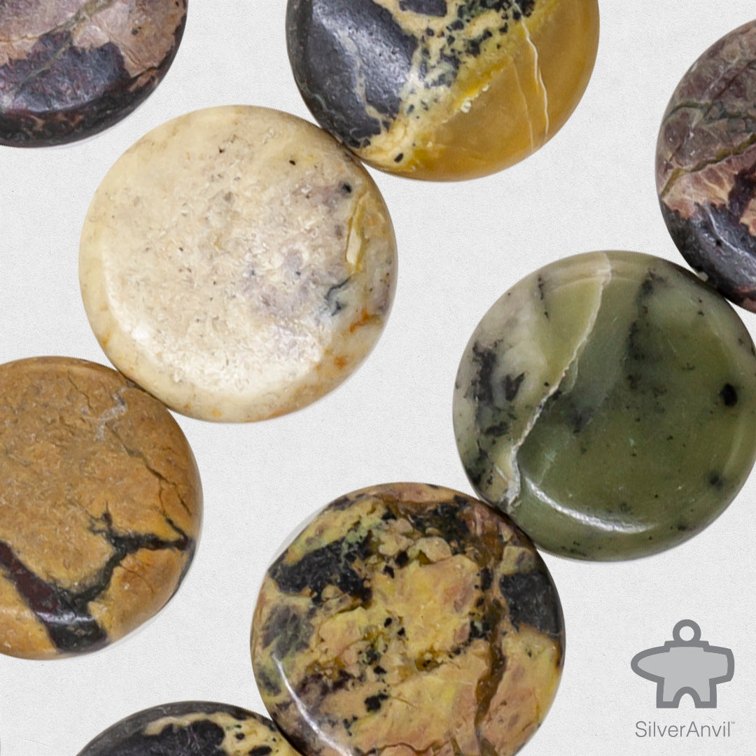 Crocodile Jasper Beads