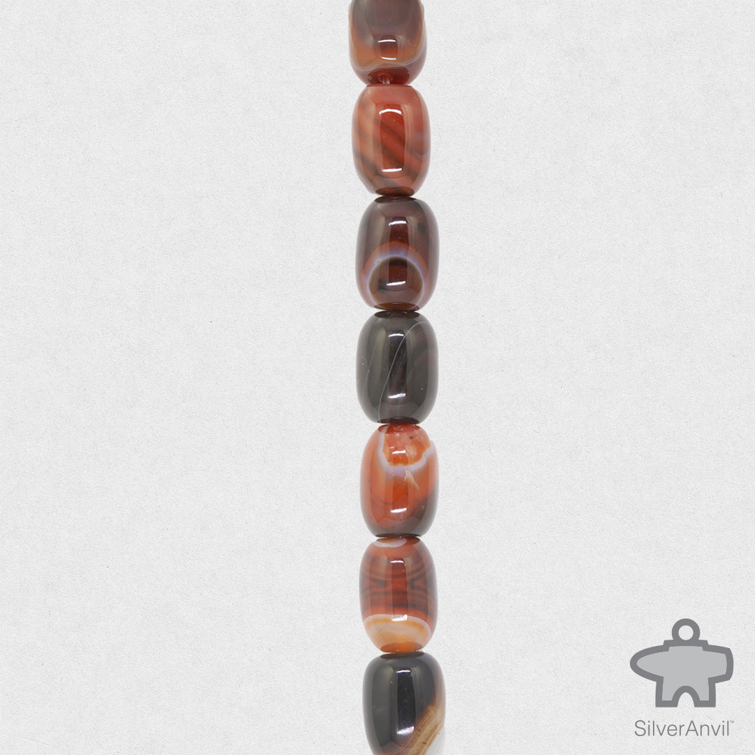 Banded Agate Beads - 13mm