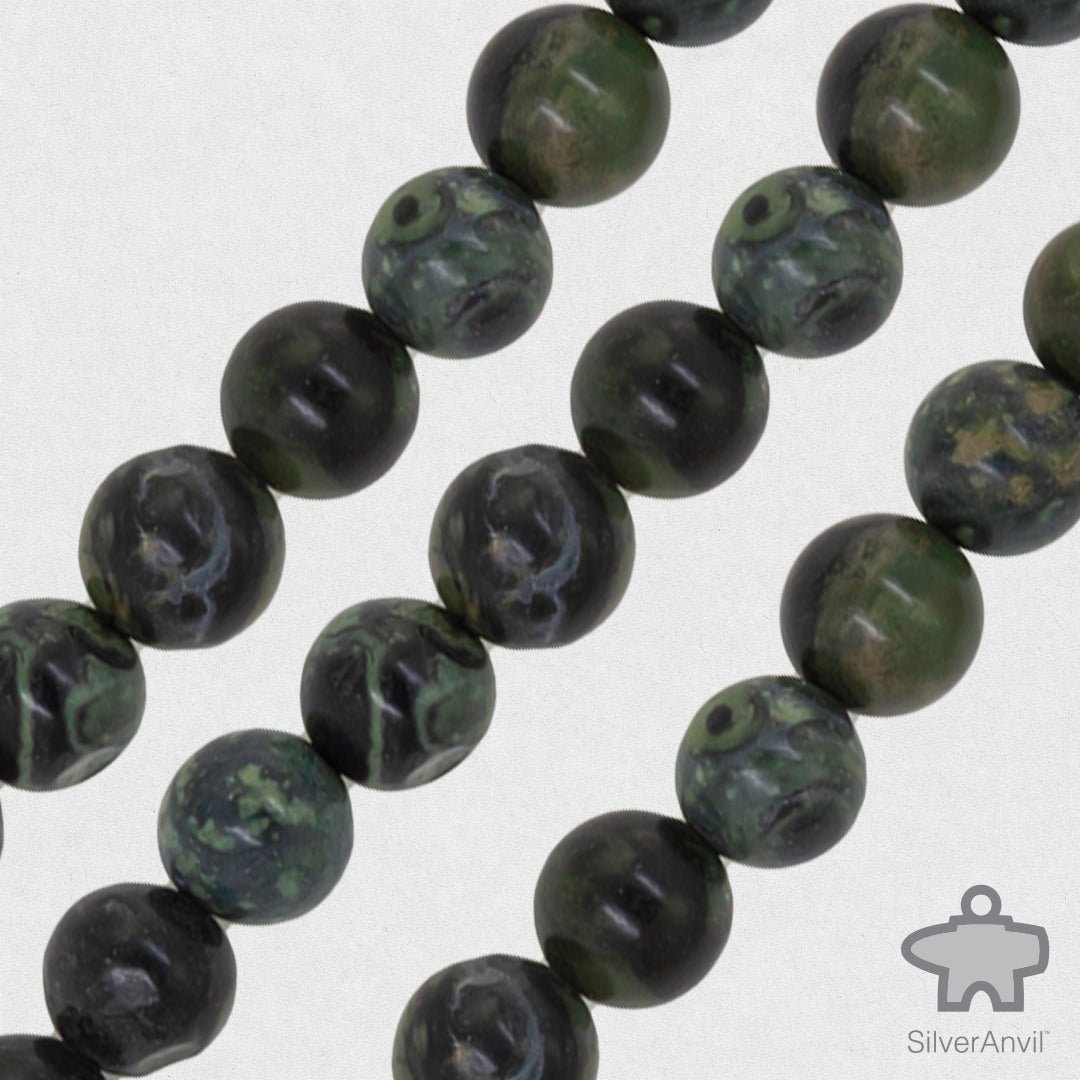 Crocodile Jasper Beads - 6mm