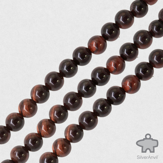 Brown Tiger Eye Beads - 4mm