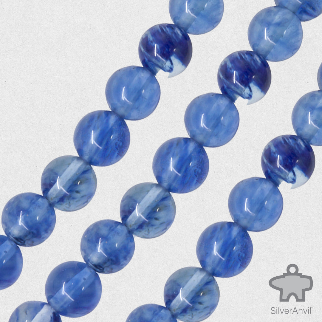 Blue Onyx Beads - 6mm