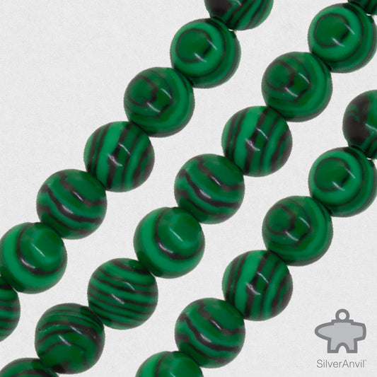 Malachite Beads - 6mm