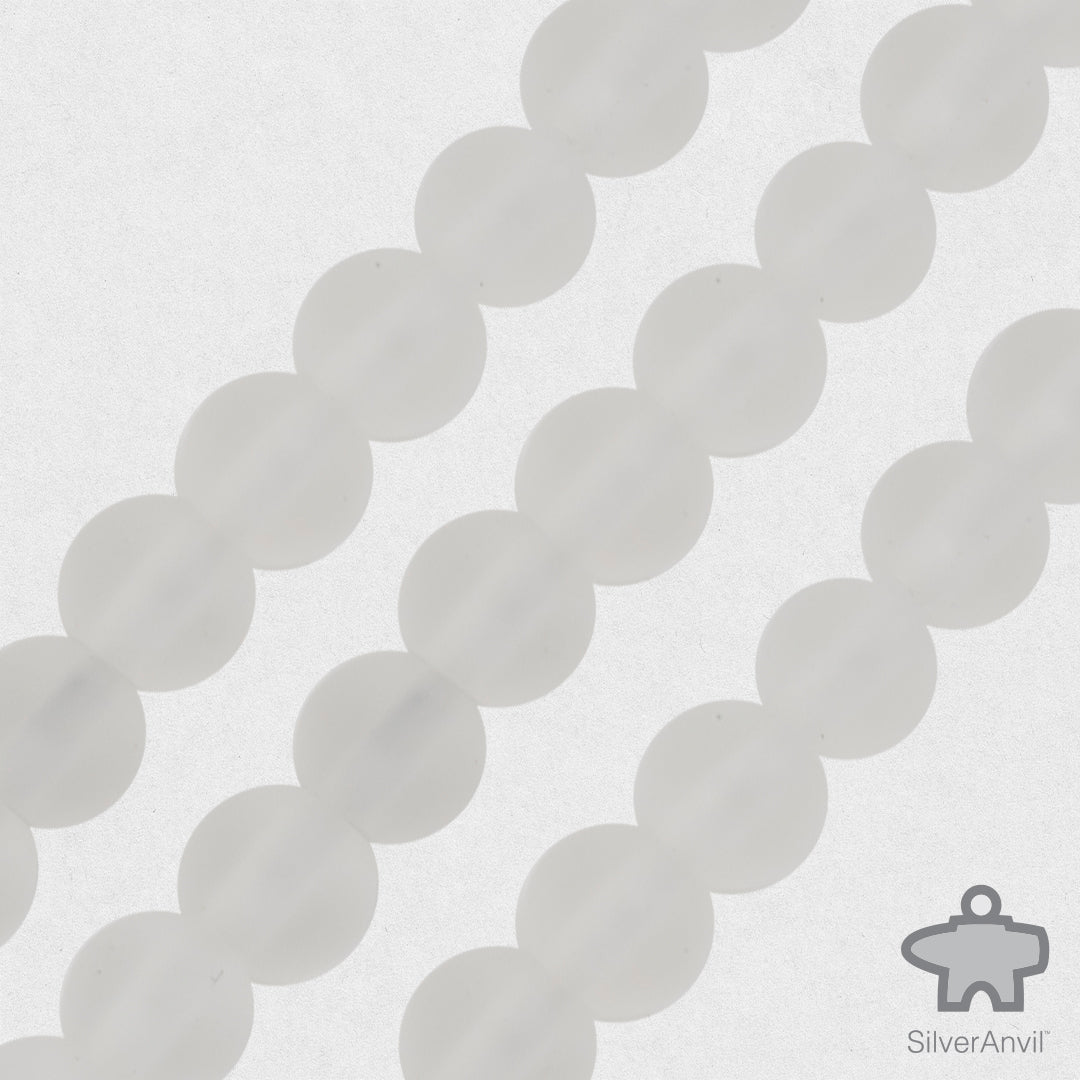 Frosted Moonstone Beads - 6mm