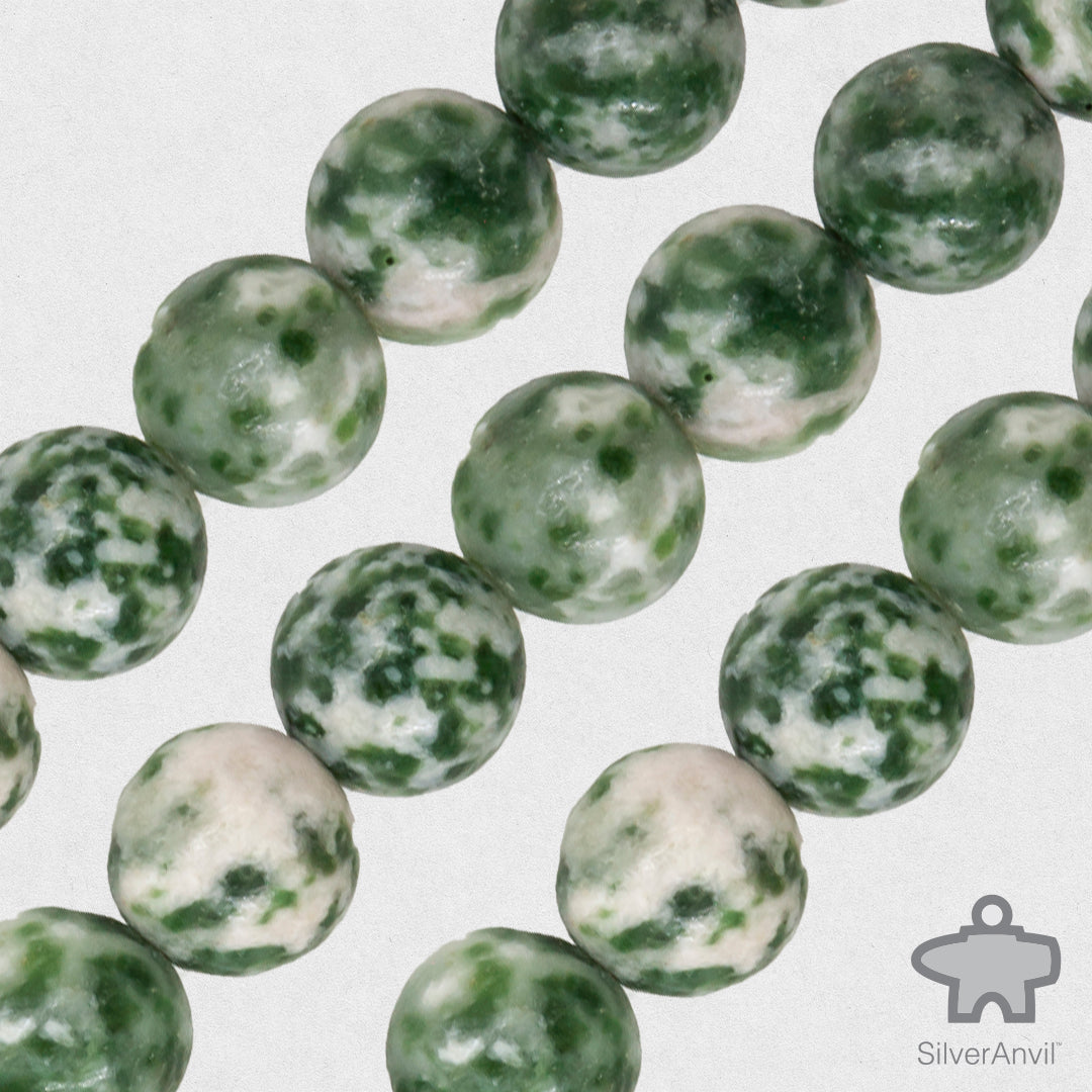 Green Agate Beads - 8mm