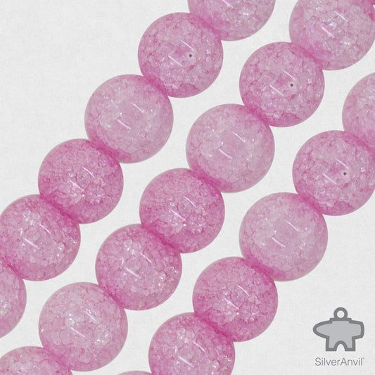 Quench Crackle Quartz Beads - 8mm
