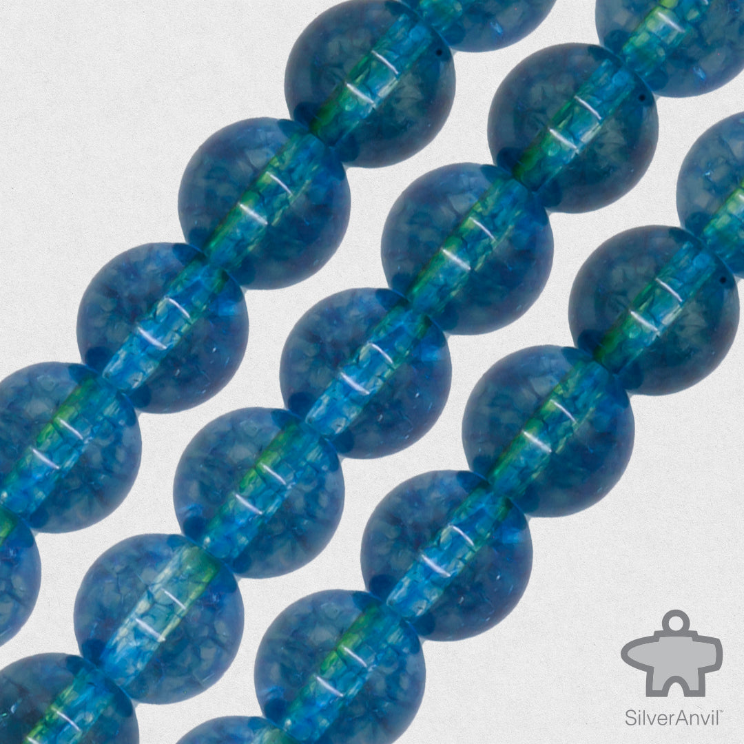 Quench Crackle Quartz Beads - 8mm