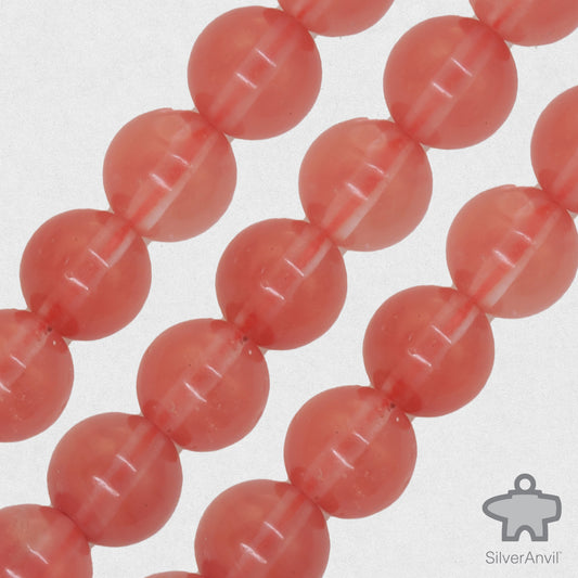 Cherry Quartz Beads - 8mm