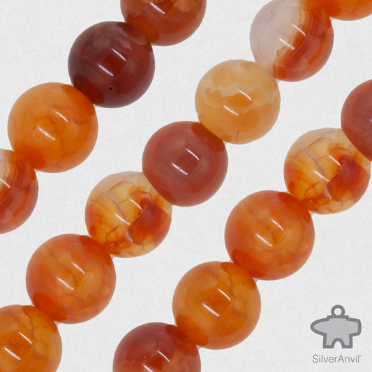 Carnelian Beads - 8mm