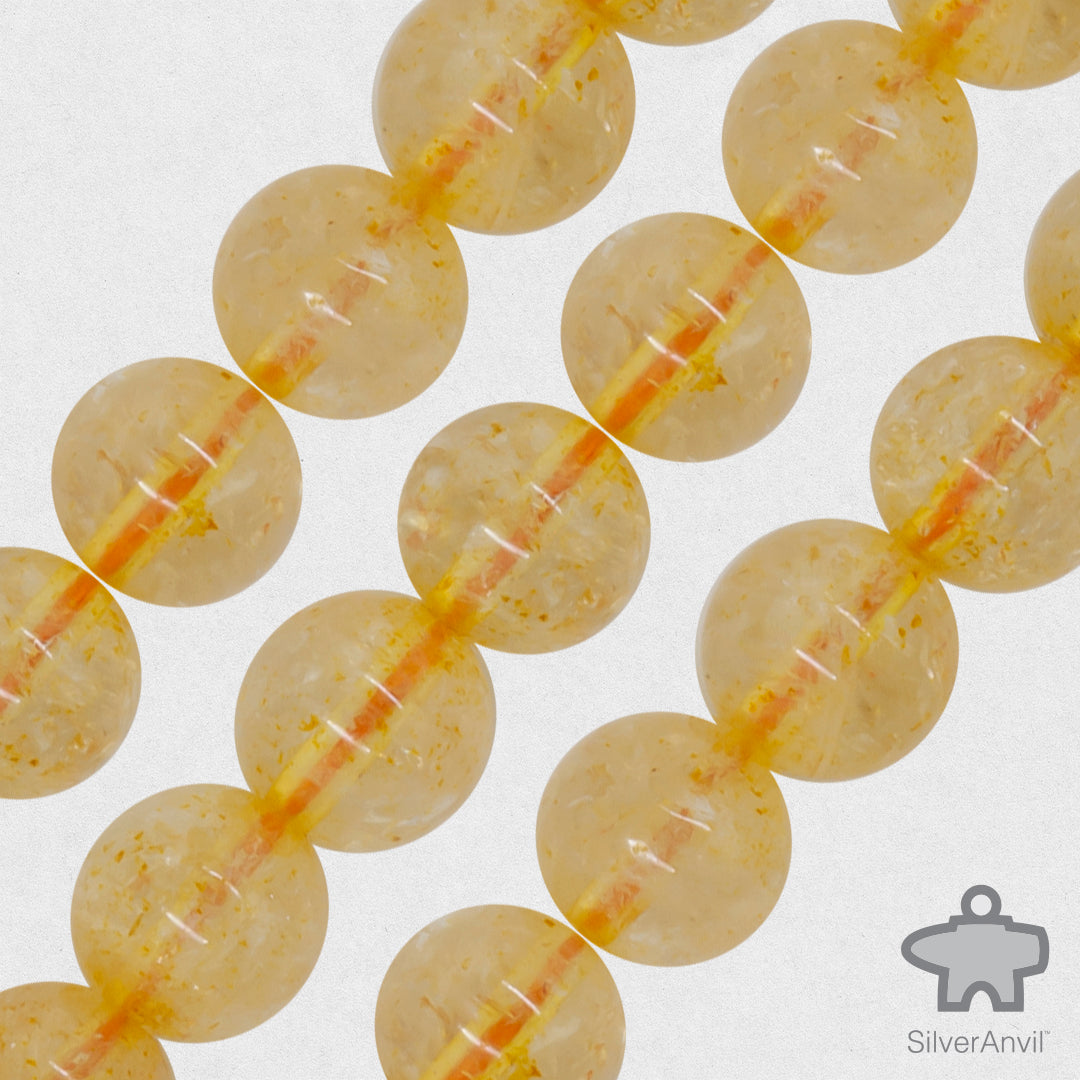 Citrine Beads - 8mm