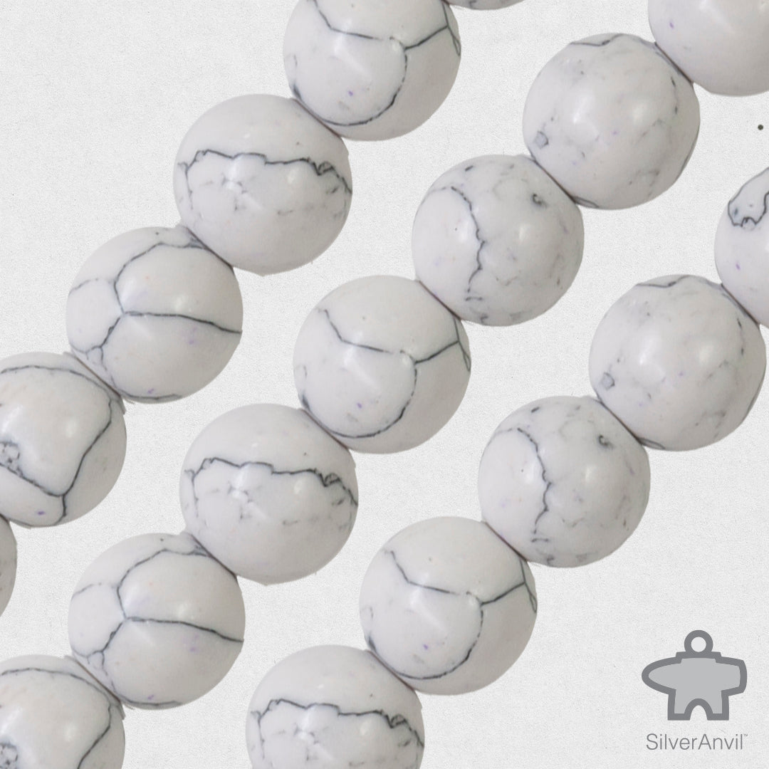 Howlite Beads - 8mm