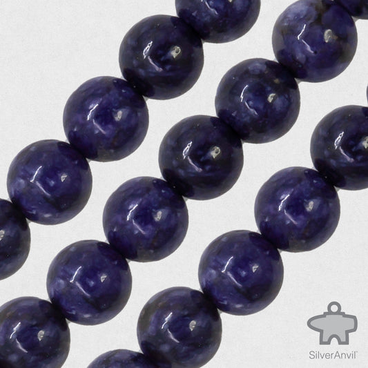 Amethyst Quartz Beads - 8mm