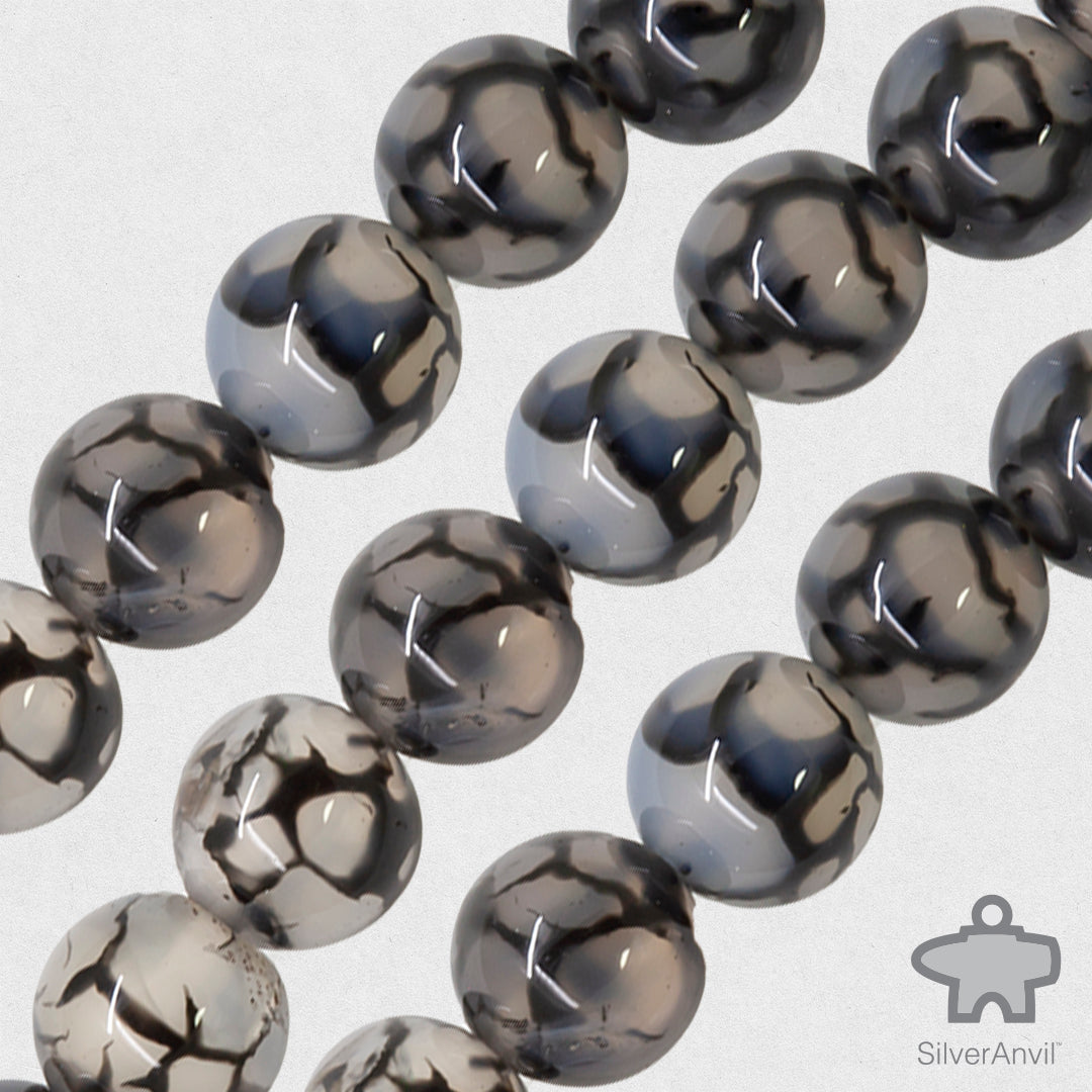 Quench Crackled Quartz Beads - 8mm