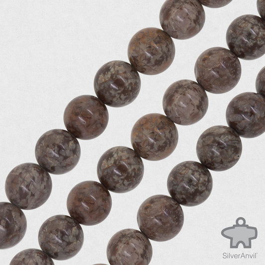 Coffee Agate Beads  - 8mm