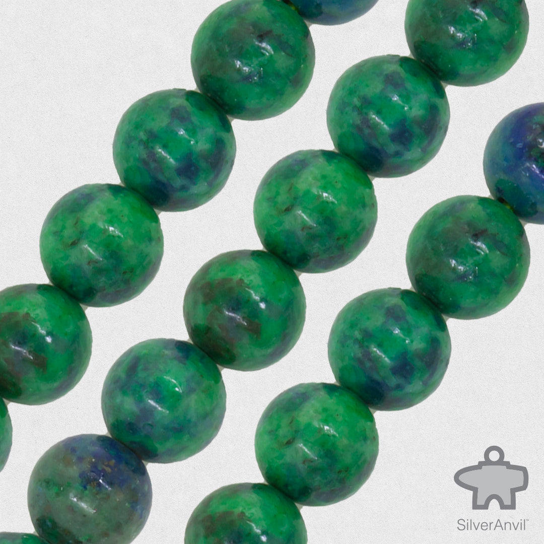 Azure Malachite Beads - 8mm