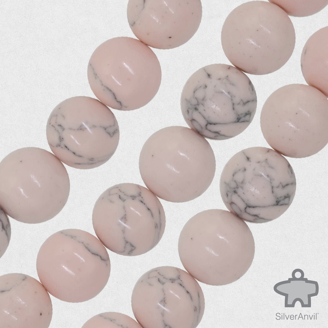 Pink Mookaite Beads - 8mm