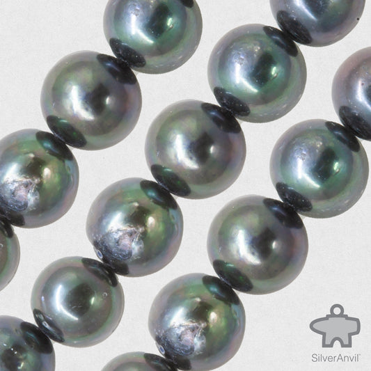 Grey Freshwater Pearls - 9mm