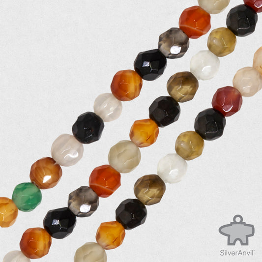 Assorted Semi-Precious Beads - 4mm