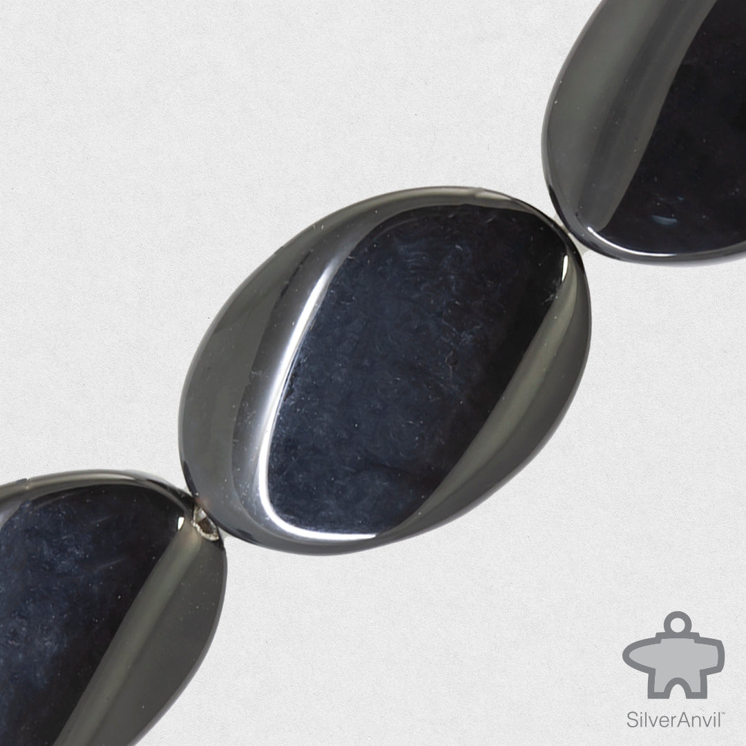 Black Obsidian Beads