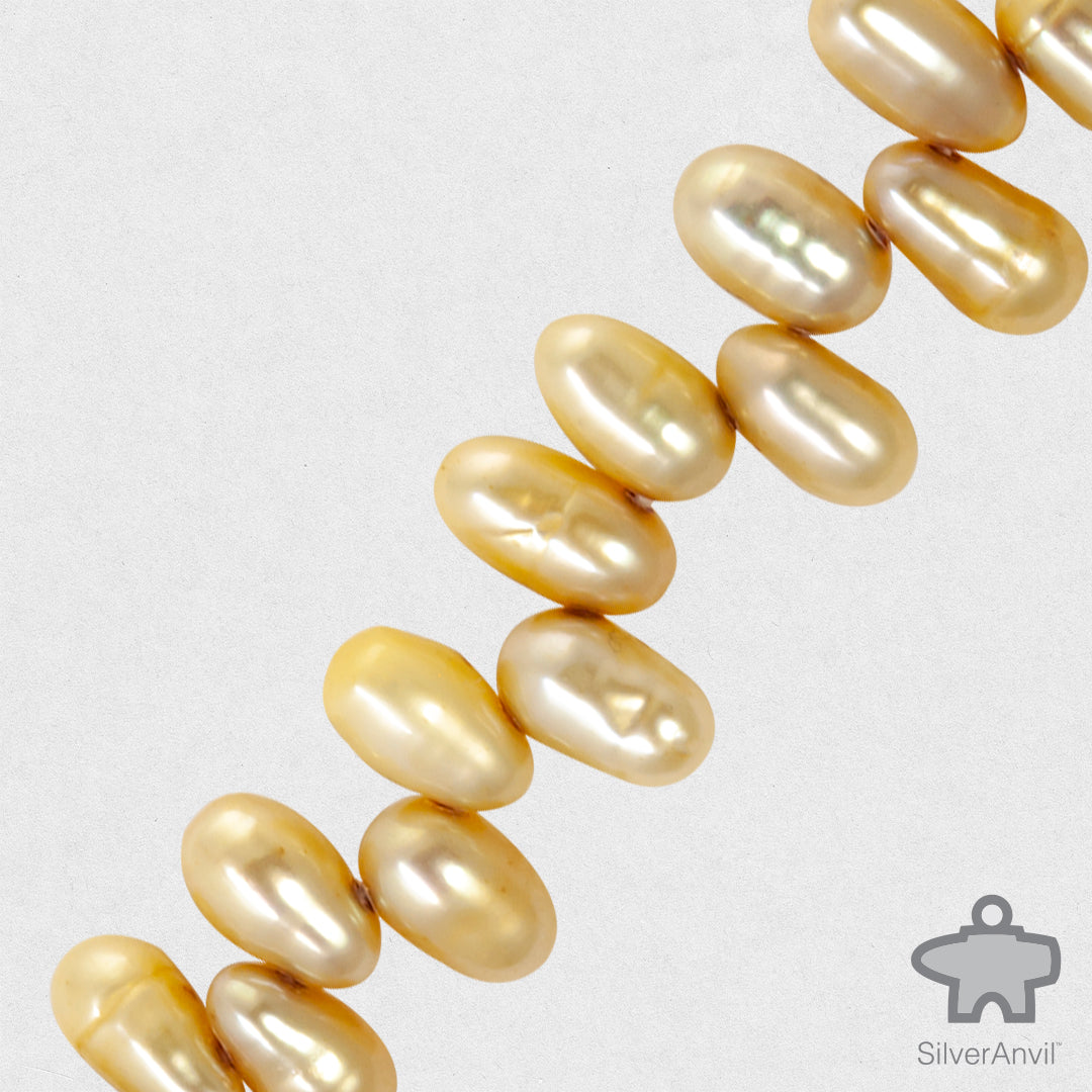 Fresh Water Pearl Beads-Light Gold