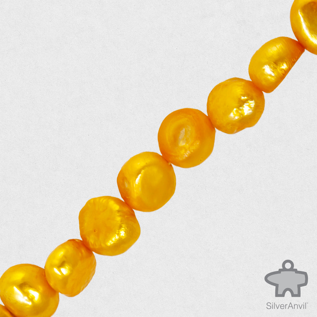 Freshwater Pearl Beads-Orange