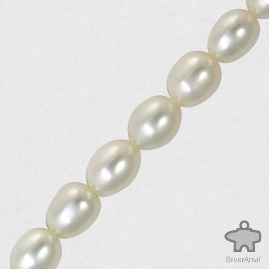 Freshwater Pearl Beads-Light Blue