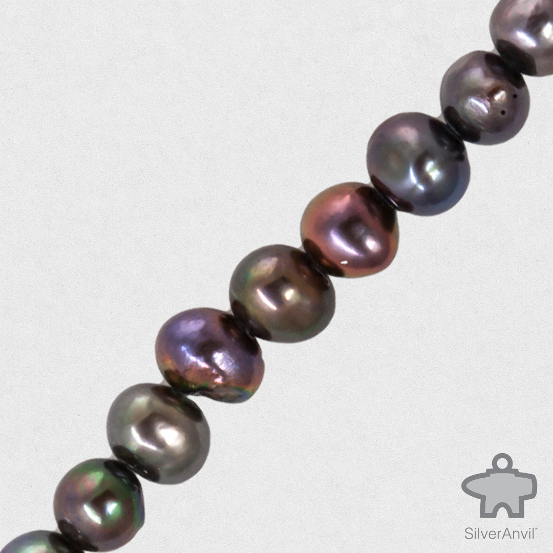 Freshwater Pearl Beads-Grey