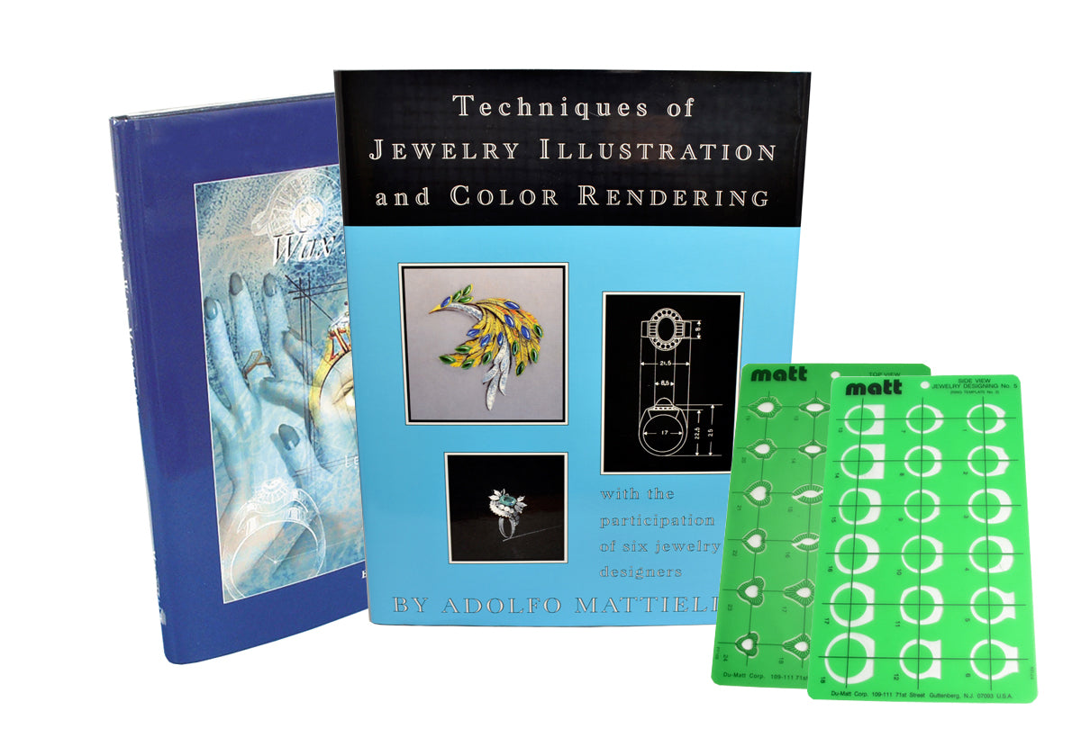 Matt "Techniques of Jewelry Illustration and Color Rendering" Templates